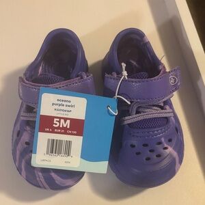 Purple Swirl Kids Shoes